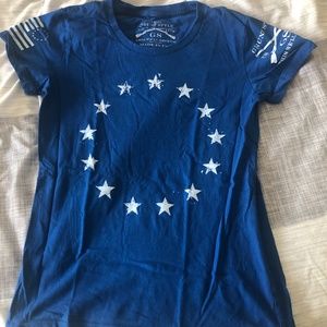 Women’s Grunt Style Betsy Ross Flag Tshirt